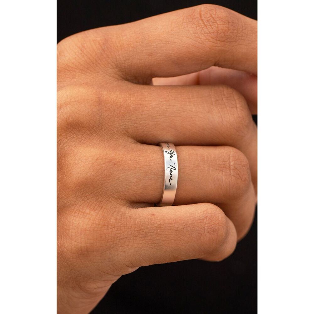 Your name/ words. Custom engraved wrap ring​